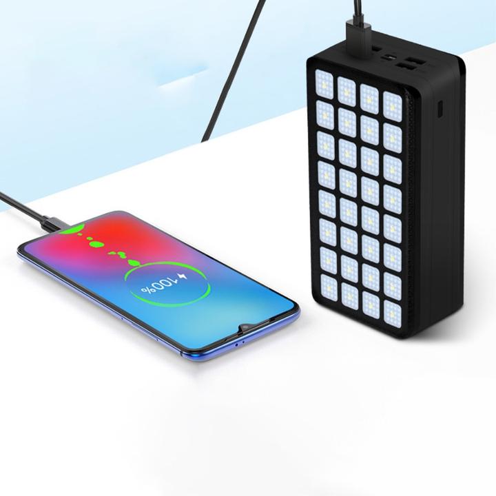 Immagine prodotto Apfelkiste Powerbank solare da esterno LED 4x USB A (50000 mAh, 185 Wh)