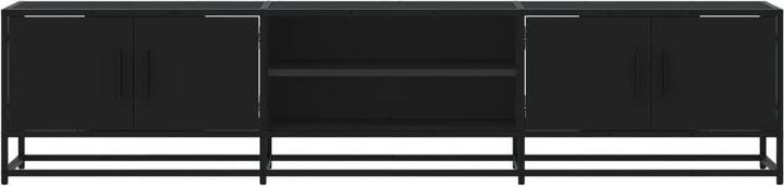 Produktbild VidaXL TV Schrank Lowboard Fernsehschrank Fernsehtisch Schwarz Holzwerkstoff