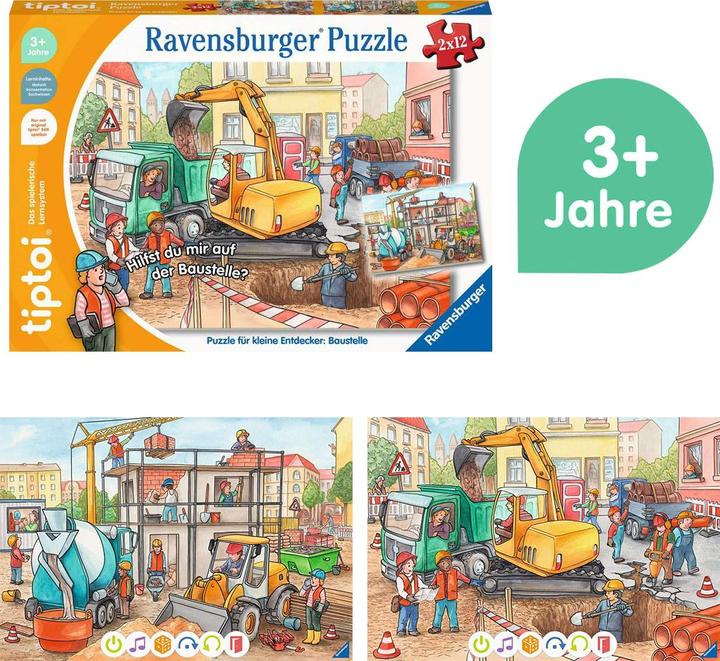 Actual product image tiptoi Construction site (12 pieces)