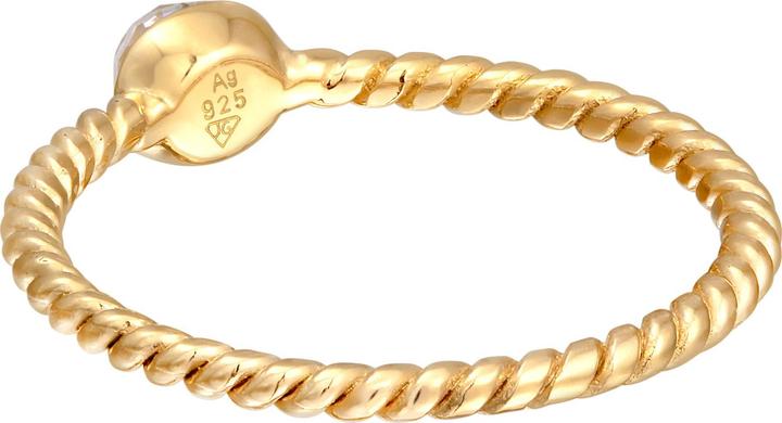 Produktbild Elli Ring Solitär Rainbow Kristalle 925 Silber (54, 925 Silber)
