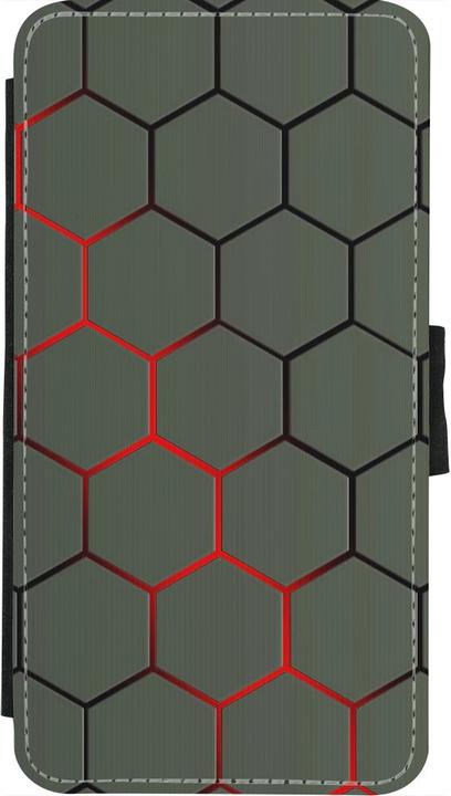 Image du produit PhoneLook Coque Wallet noir Geometric Line red (Apple iPhone X)