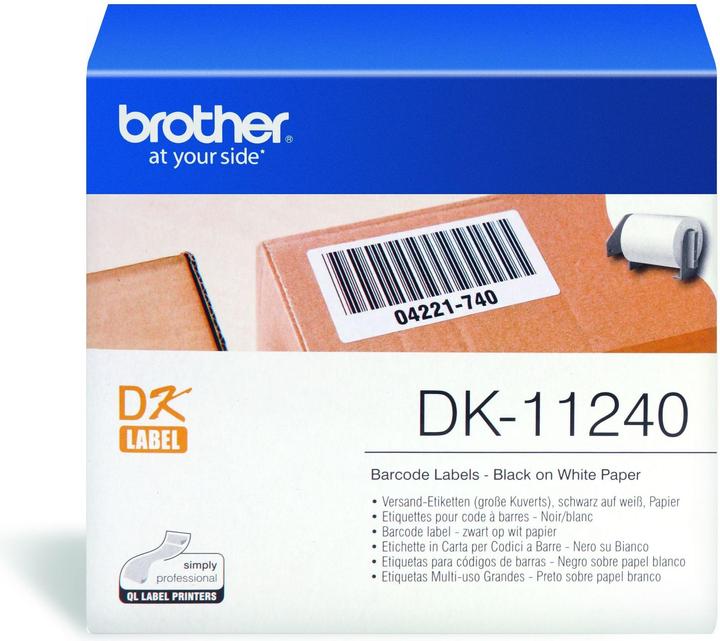 Produktbild Brother DK-11240 Barcodeetiketten