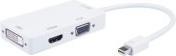 Produktbild M-Cab Mini DisplayPort zu VGA, DVI, HDMI (DVI, VGA, HDMI)