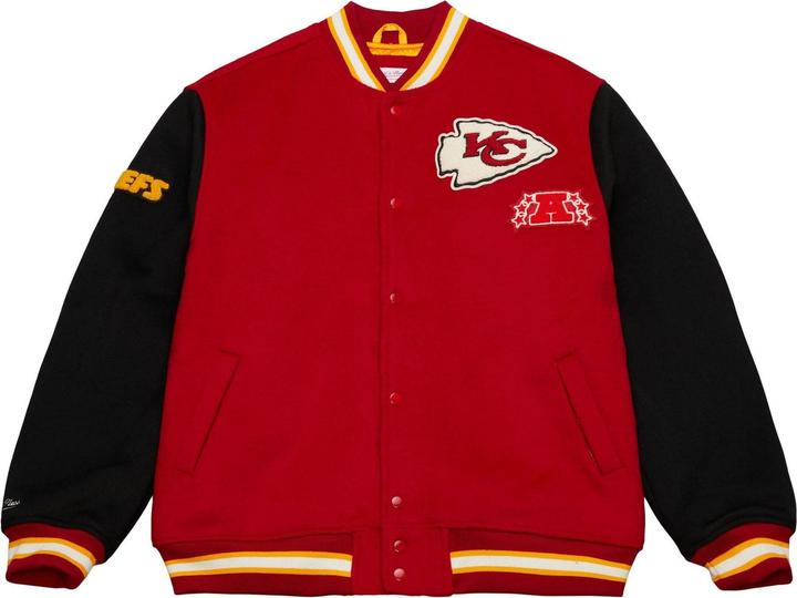 Mitchell & Ness M&N Legacy Varsity Wool Jacke - NFL Kansas City Chiefs - M (M)