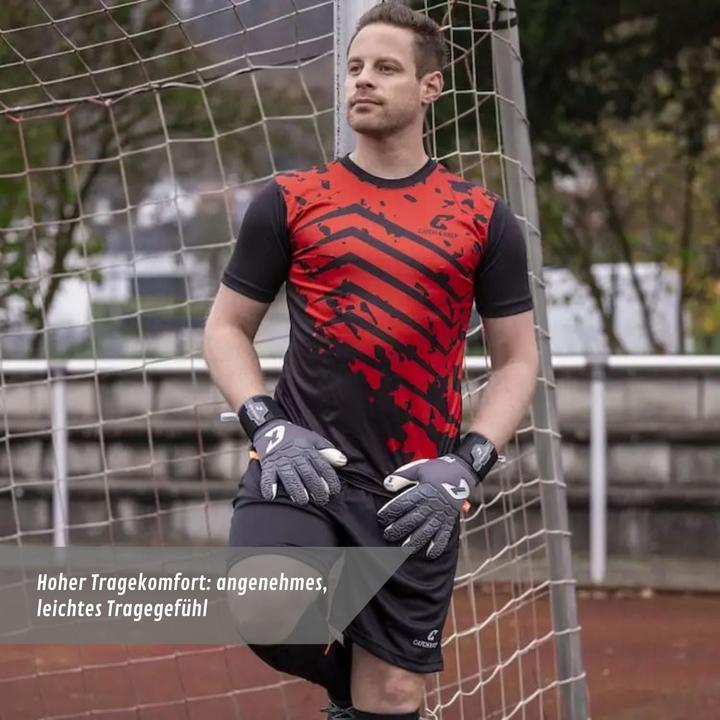 Actual product image Catch & Keep Trikot Bloody Splash Torwarttrikot Gr. 140 Kurzarm Fussball Shirt (140)
