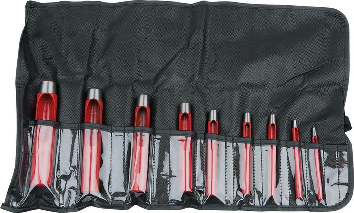 Produktbild KS Tools Rundlocheisen-Satz, 9 Teile, DIN 7200 Form B