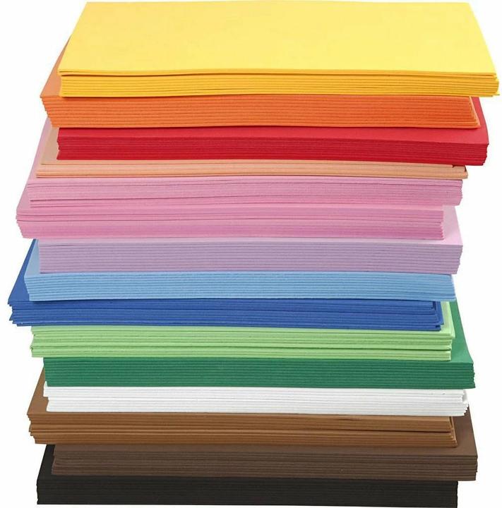 Creativ Company Ensemble de caoutchouc mousse 150 pièces 150 pièces
