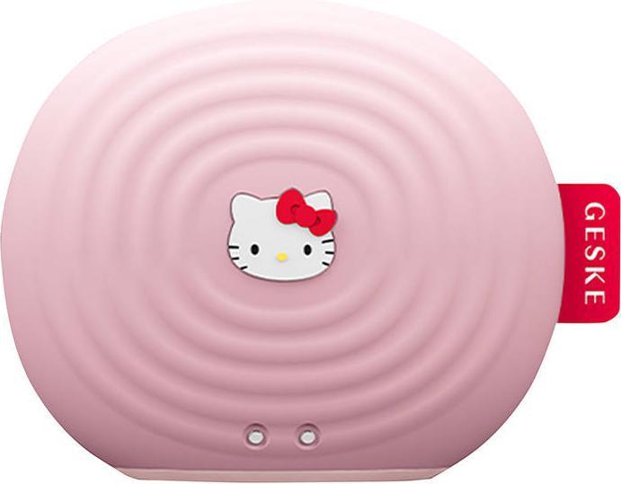 Actual product image Konjac Sponge Szczoteczka soniczna do czyszczenia twarzy 4w1 Geske z Aplikacją (Hello Kitty różowy)