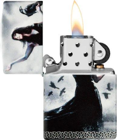 Produktbild Zippo Mazzi Frau mit Rabe