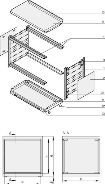 Produktbild Schroff ratiopacPRO air Gehäuse - RATIO.AIR FB 4/5HE 63TE 315T