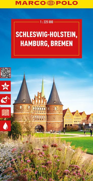 Immagine prodotto Carta geografica Germania 01 Schleswig-Holstein 1:225.000