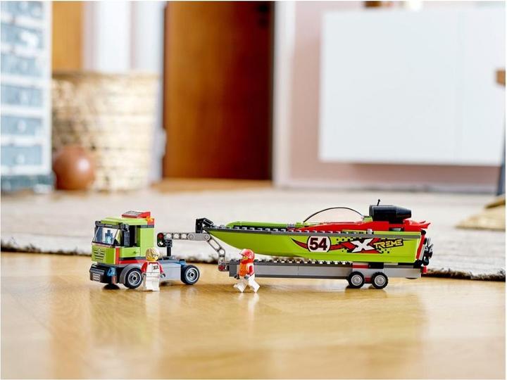 Produktbild LEGO Rennboot-Transporter (60254, LEGO City)