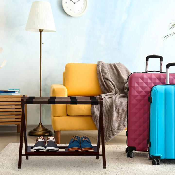 Actual product image Relaxdays suitcase rack (Suitcase rack)