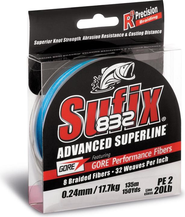Actual product image Sufix 832 GT Tuna Special 450m Coastal Camo (39 kg, 0.42 mm)