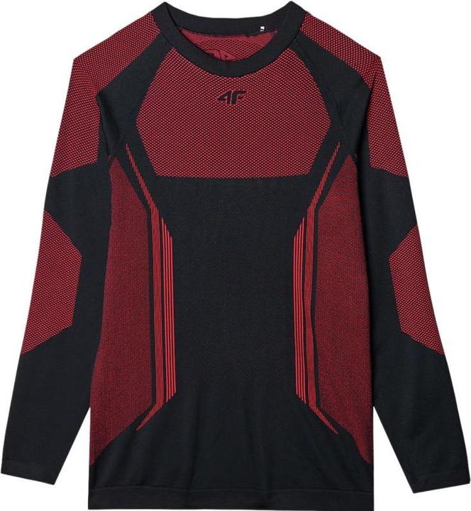 Actual product image 4F Koszulka termoaktywna męska M165 czerwona 4FWAW24USEAM165 62S L/XL (XL)
