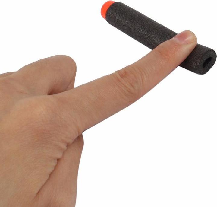 Produktbild Hermex 100-teiliges Dartpfeil-Set in Schwarz für NERF N-Strike Elite
