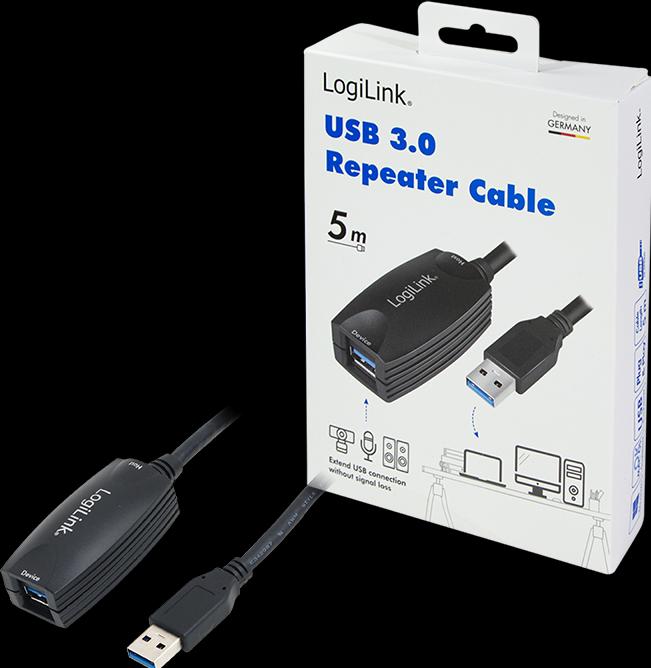 Produktbild LogiLink USB A – USB A (5 m, USB 3.2 Gen 1)
