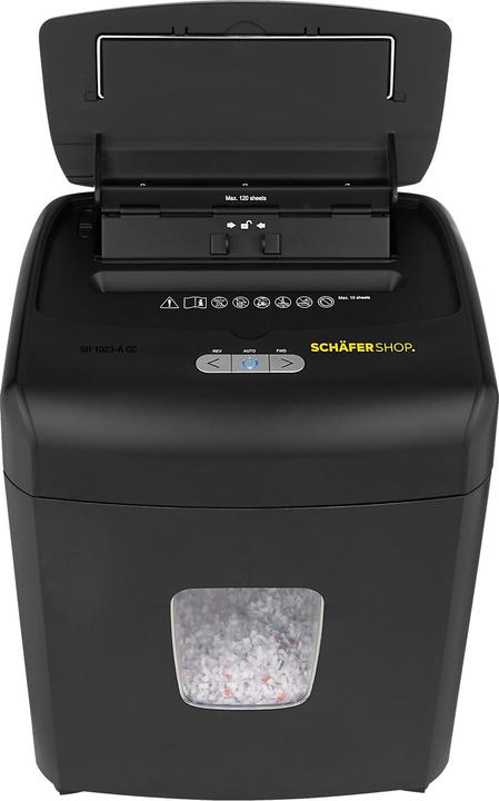 Immagine prodotto Schäfer Shop Select SH1023-A CC distruggidocumenti, completamente automatico, taglio particelle 4 x 12 mm, P-4 (Taglio delle particelle)