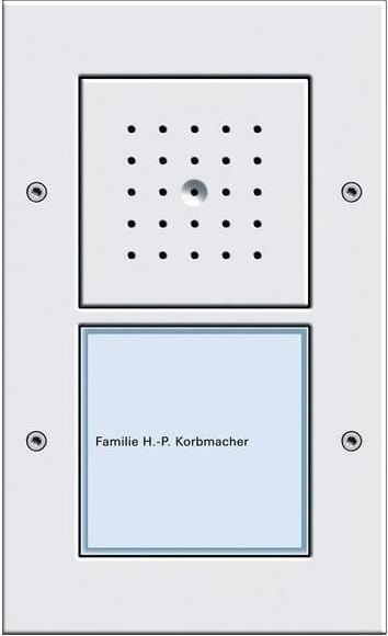 Actual product image Gira 126666 Audio Intercom System White (Cable)