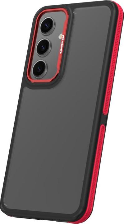 Actual product image OEM Crystal Black case for Samsung Galaxy S25 Ultra red (Samsung Galaxy S25 Ultra)