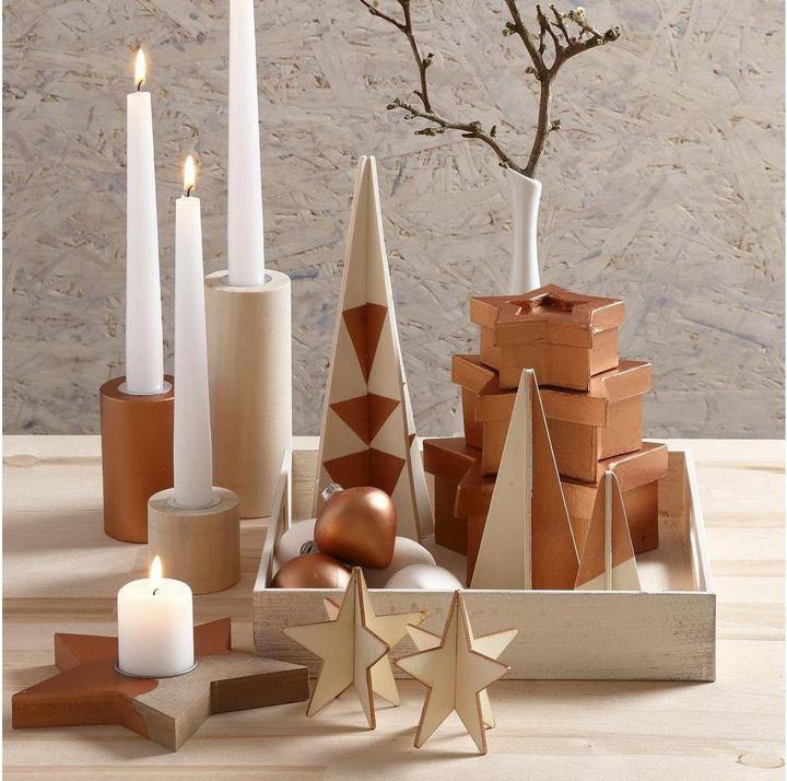 Produktbild Creativ Company Kerzenständer 3 Stück (6 x 12 x 15 cm)