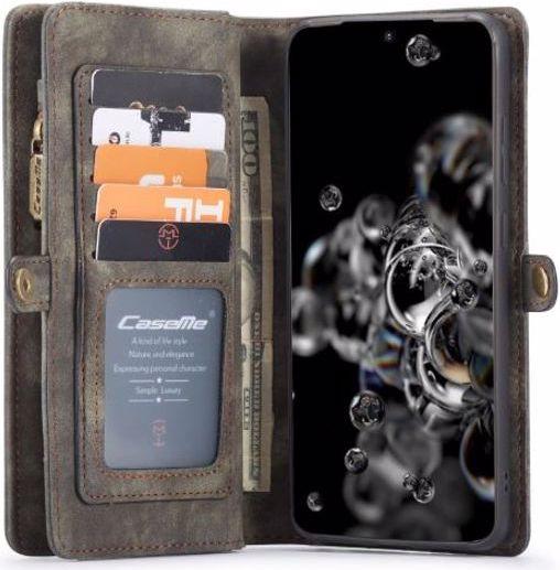 Produktbild Caseme Leder Portemonnaie mit Plastik Hülle (Samsung Galaxy S20 Ultra)