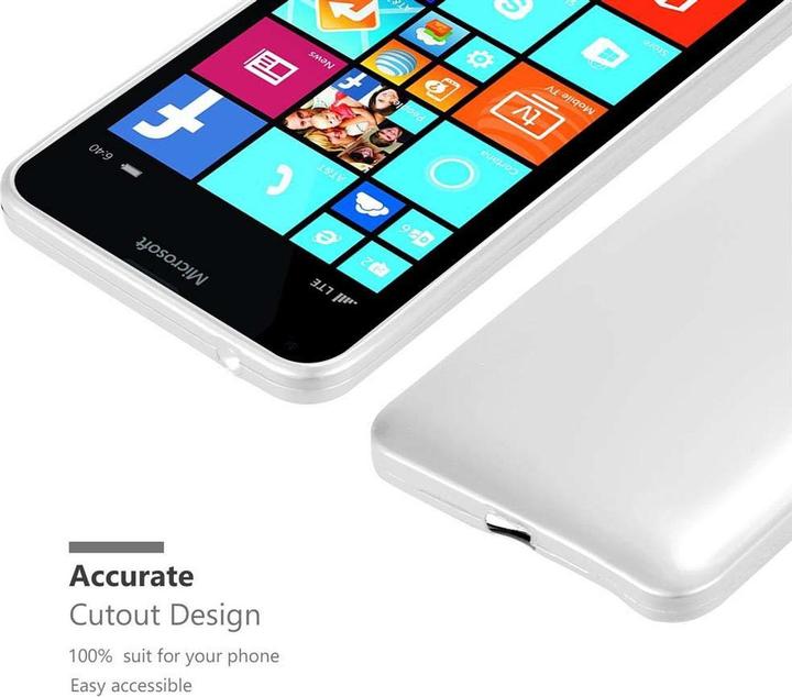 Image du produit Cadorabo Couverture métallique mate TPU (Microsoft Lumia 640 XL)