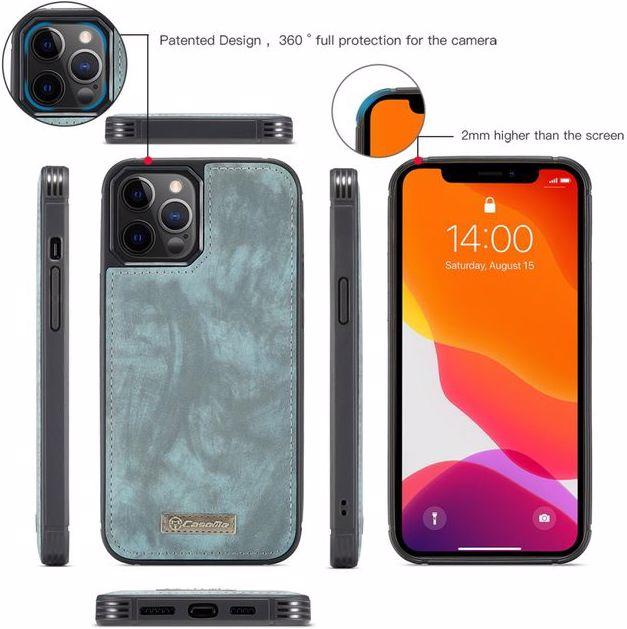 Produktbild Caseme Leder Portemonnaie mit Plastik Hülle (Apple iPhone 12 Pro Max)
