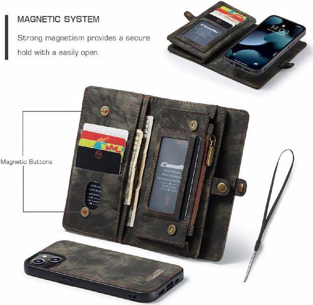 Actual product image Caseme Leather wallet with plastic cover (Apple iPhone 13 mini)