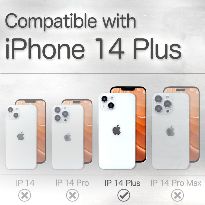 Produktbild Nalia Echt-Leder Flipcase (Apple iPhone 14 Plus)
