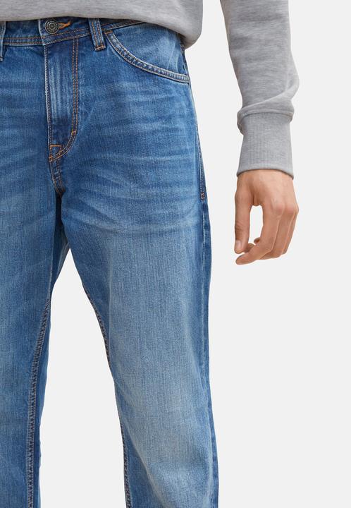 Actual product image Tom Tailor Hose Josh Regular Slim Jeans mit Logo-Badge im Five-Pocket-Style (W31/L34)
