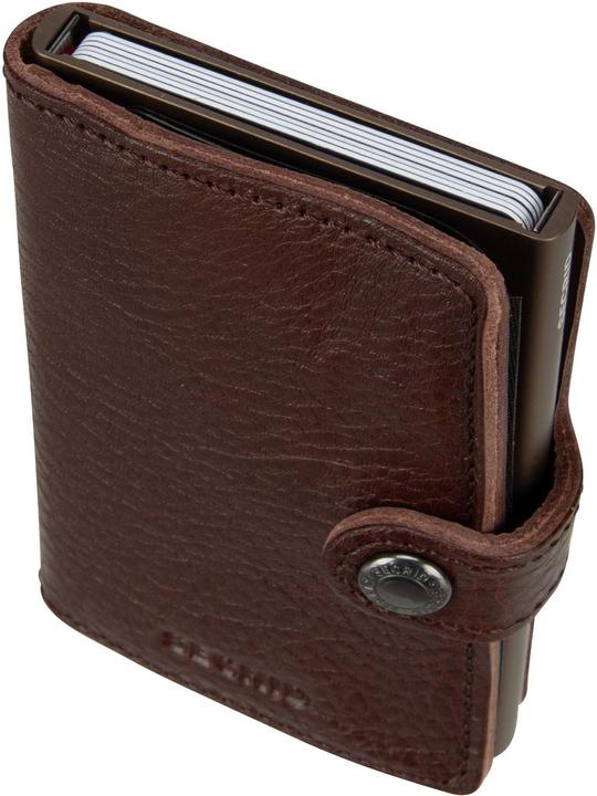 Actual product image Secrid Miniwallet Vegetable Tanned Espresso-Brown