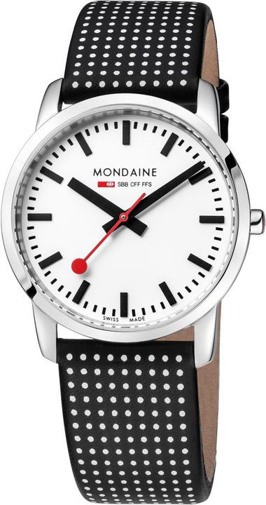 Mondaine Simply Elegant (Analogue wristwatch, Swiss made, 36 mm)