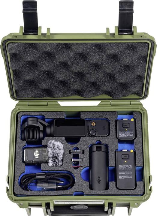 Produktbild B&W International B&W DJI Osmo Pocket 3 Case Typ 500 Braun Grün (Drohnen Koffer)