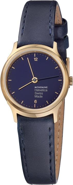 Mondaine Helvetica No1 Bleu Marine Light (Analogue wristwatch, Swiss made, 26 mm)