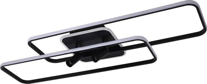 Produktbild Lucande Tival LED-Deckenlampe, lang, schwarz (2190 lm)
