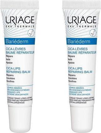 Immagine prodotto Uriage Balsamo labbra Barsterm, 2 x 15 ml - Data di scadenza: 30.9.2023 (15 ml)