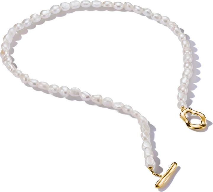 Immagine prodotto Thomas Sabo Perlenkette Natural Beauty vergoldet (Argento 925, Perla coltivata in acqua dolce)