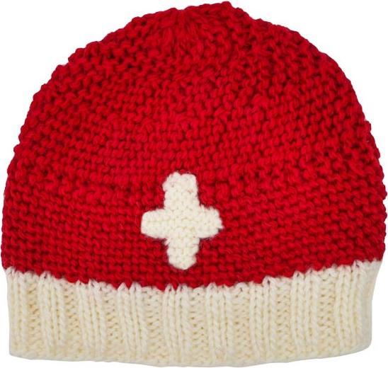 Image du produit TopSpirit Bonnet tricot av. croix suisse (Taille unique)