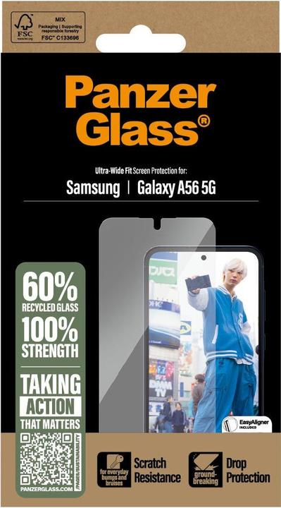 Image du produit PanzerGlass Ultra-Wide Fit (1 pièce(s), Samsung Galaxy A56)