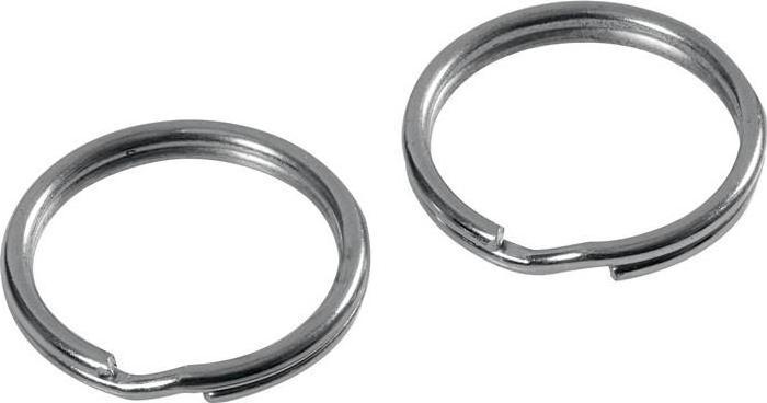 Actual product image HP Autozubehör Key rings inner Ø 13.6 mm outer Ø 16 mm nickel-plated steel