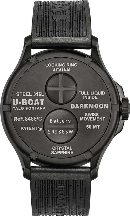 Image du produit U-Boat 8466/B Darkmoon Red IPB 44mm 5ATM (Montre analogique, 44 mm)