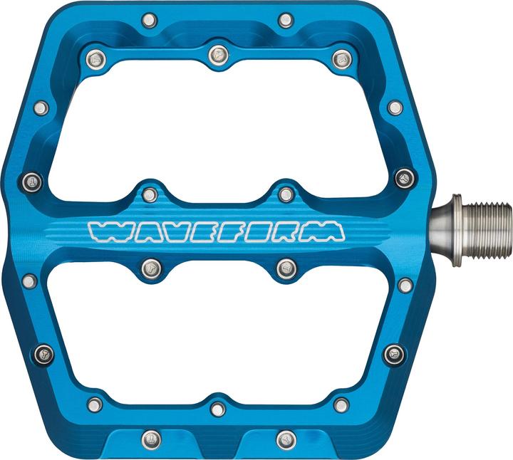 Image du produit Wolf Tooth Waveform Pedals, Large, pédale de plateforme, bleu