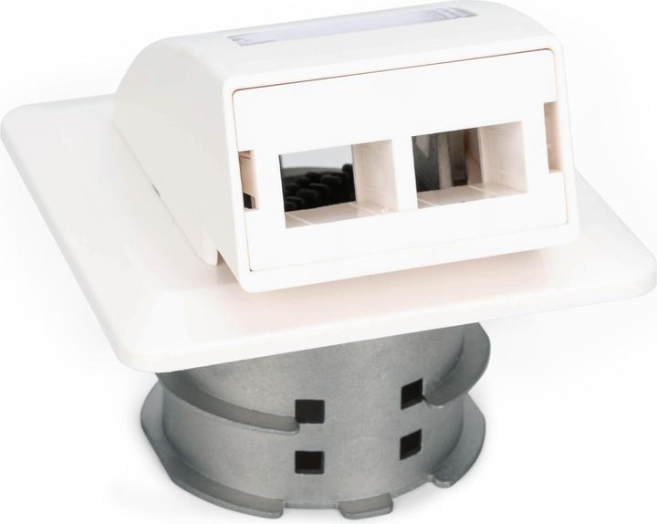 Actual product image Digitus Fibre optic flush-mounted connection box for SC and LC couplings (Network Accessories)