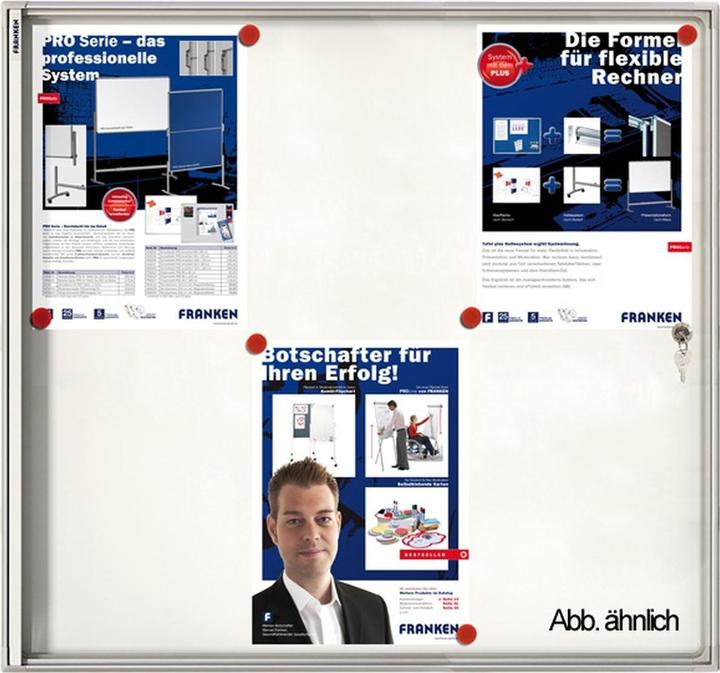 Produktbild Franken Schaukasten X-tra! Line FSA8 8x DIN A4 68x96x3cm weiss