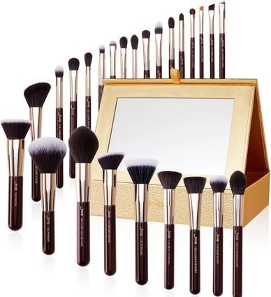 Actual product image NoName Makeup Brushes Set Professional Eyeshadow Blending Powder Foundation Blusher Concealer 25pcs (Set)