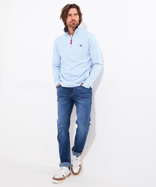 Actual product image Joe Browns Washed 1/4 Zip Sweatshirt (S)