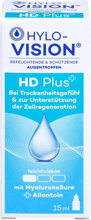 Produktbild OmniVision Hylo-Vision HD plus Augentropfen, 15 ml Lösung (15 ml, Hylo-Vision HD plus Augentropfen, 15 ml Lösung)