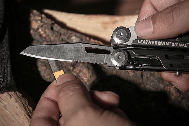 Actual product image Leatherman Signal Samurai Edition Damascus (19 Functions)