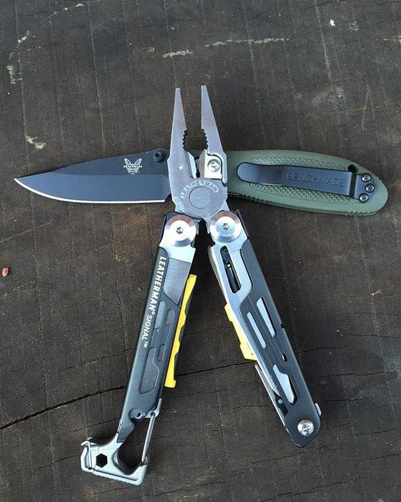 Actual product image Leatherman Signal Samurai Edition Damascus (19 Functions)